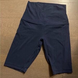 LULULEMON ALIGN™ SUPER HIGH RISE SHORT *10"  Women's Navy High-Waisted